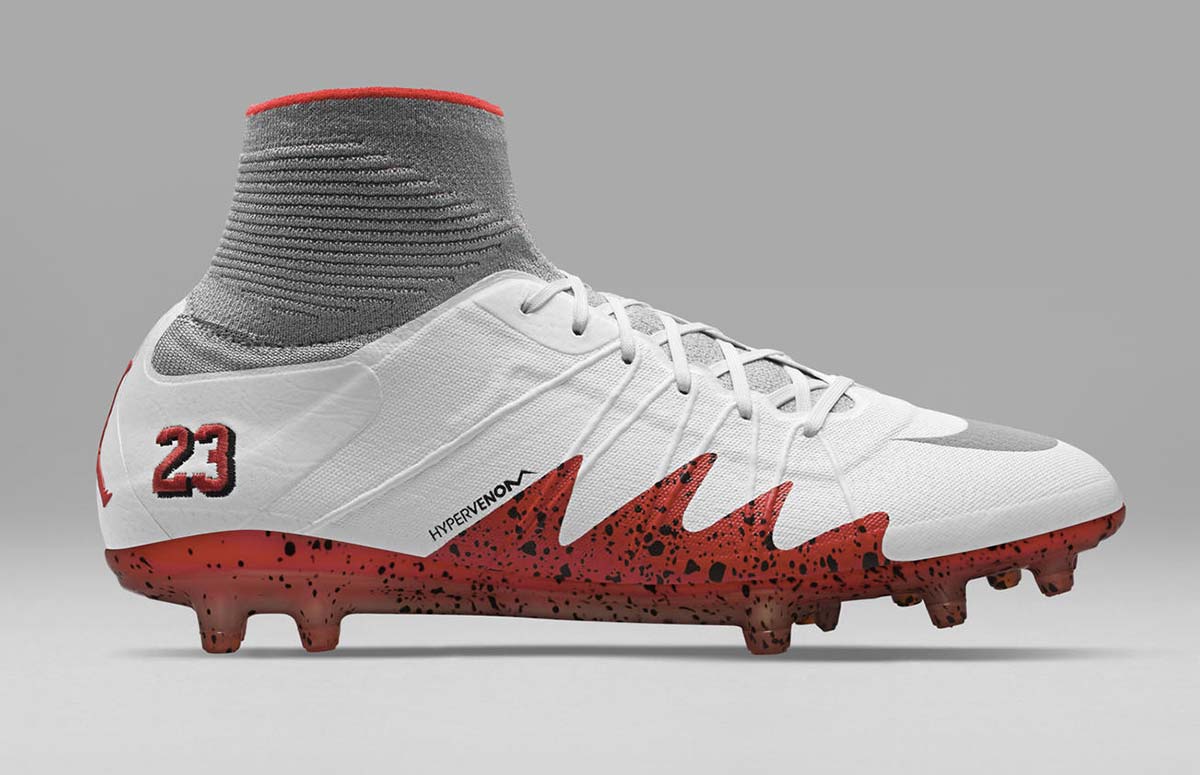 Nike Hypervenom Phantom II Neymar Jordan Blanc et Rouge | Foot Inside