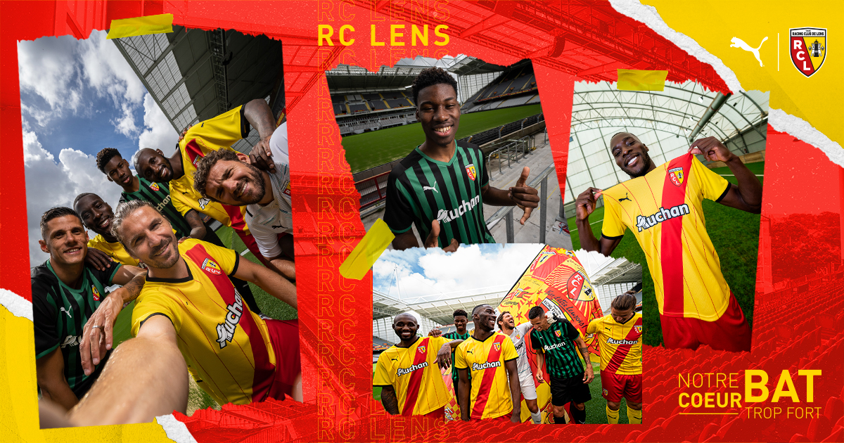 RC Lens: Dédicace au public lensois, le maillot domicile 2023-2024 dévoilé